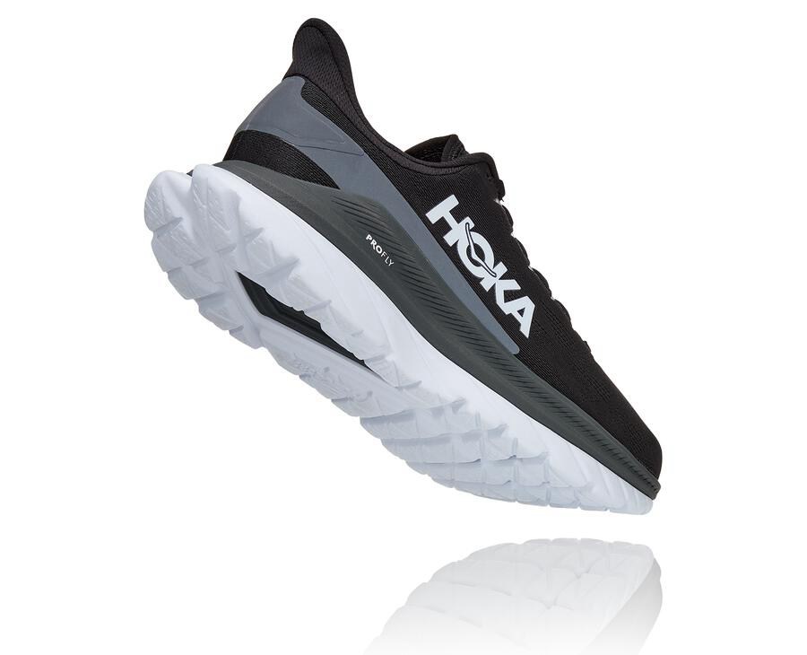 Hoka One One Løbesko Herre - Mach 4 - Sort/Hvide - 205693ZKL